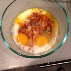 Microwaved Eggs - 