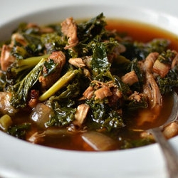 Bacon, Kale and Turkey Stew - Bacon, kale and turkey stew